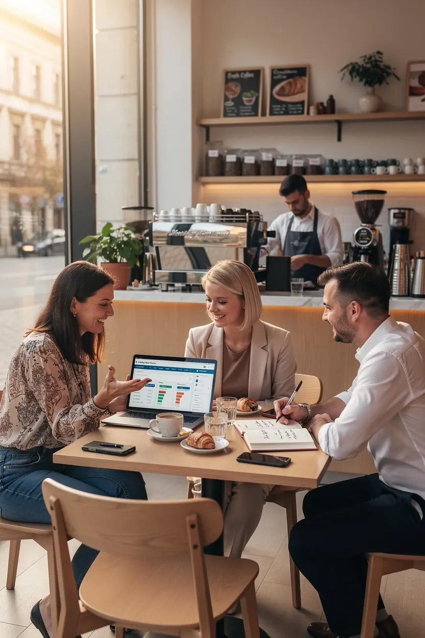 Szakmai pénzügyi tanácsadás könyvek és költségvetési szokások illusztrálására.
